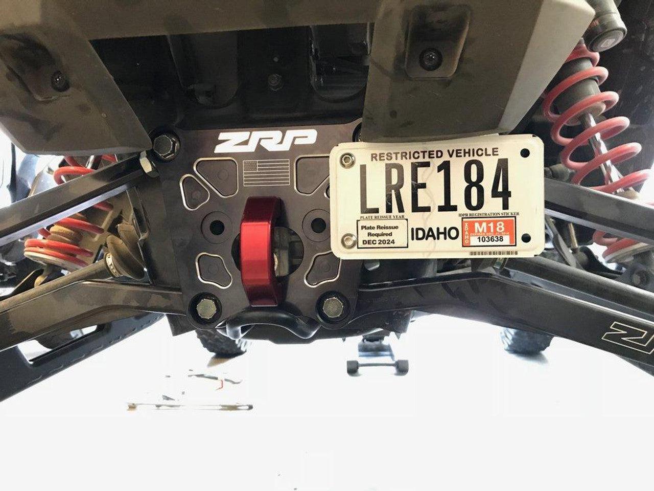 Turbo S Radius Rod Plate-Radius Rod Plate-ZRP-Aluminum-No-Black Market UTV