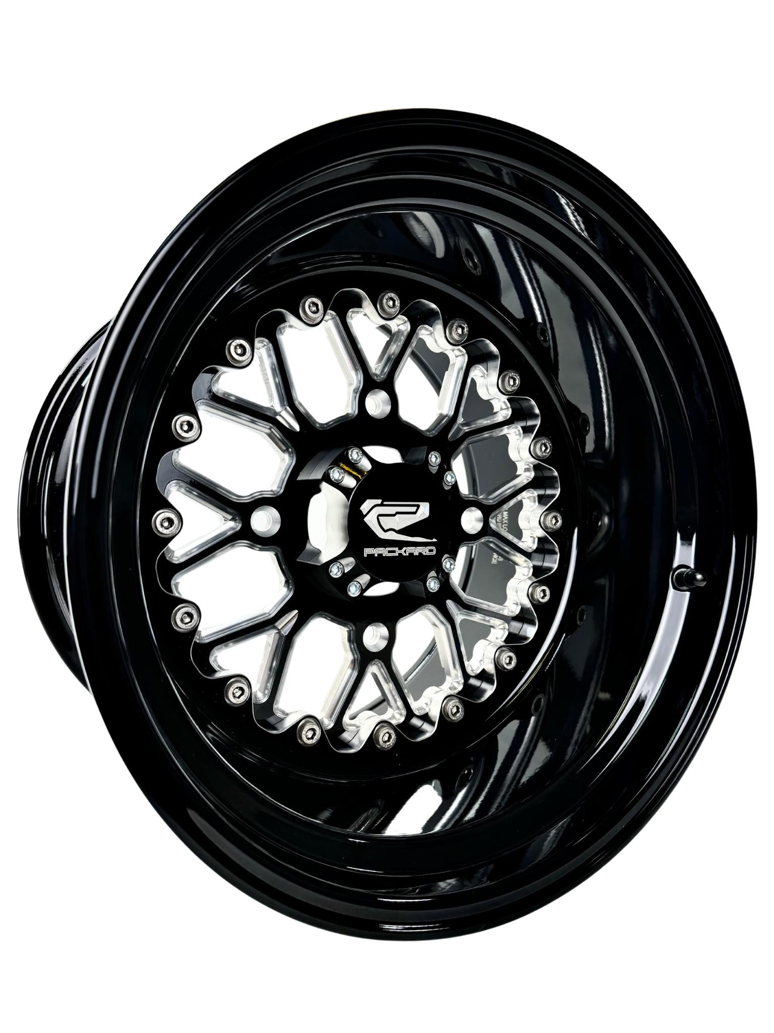 Wishbone - FF Forged Gloss Black-Wheels-Packard Performance Dealer-15x7 | 4x156-Black Market UTV