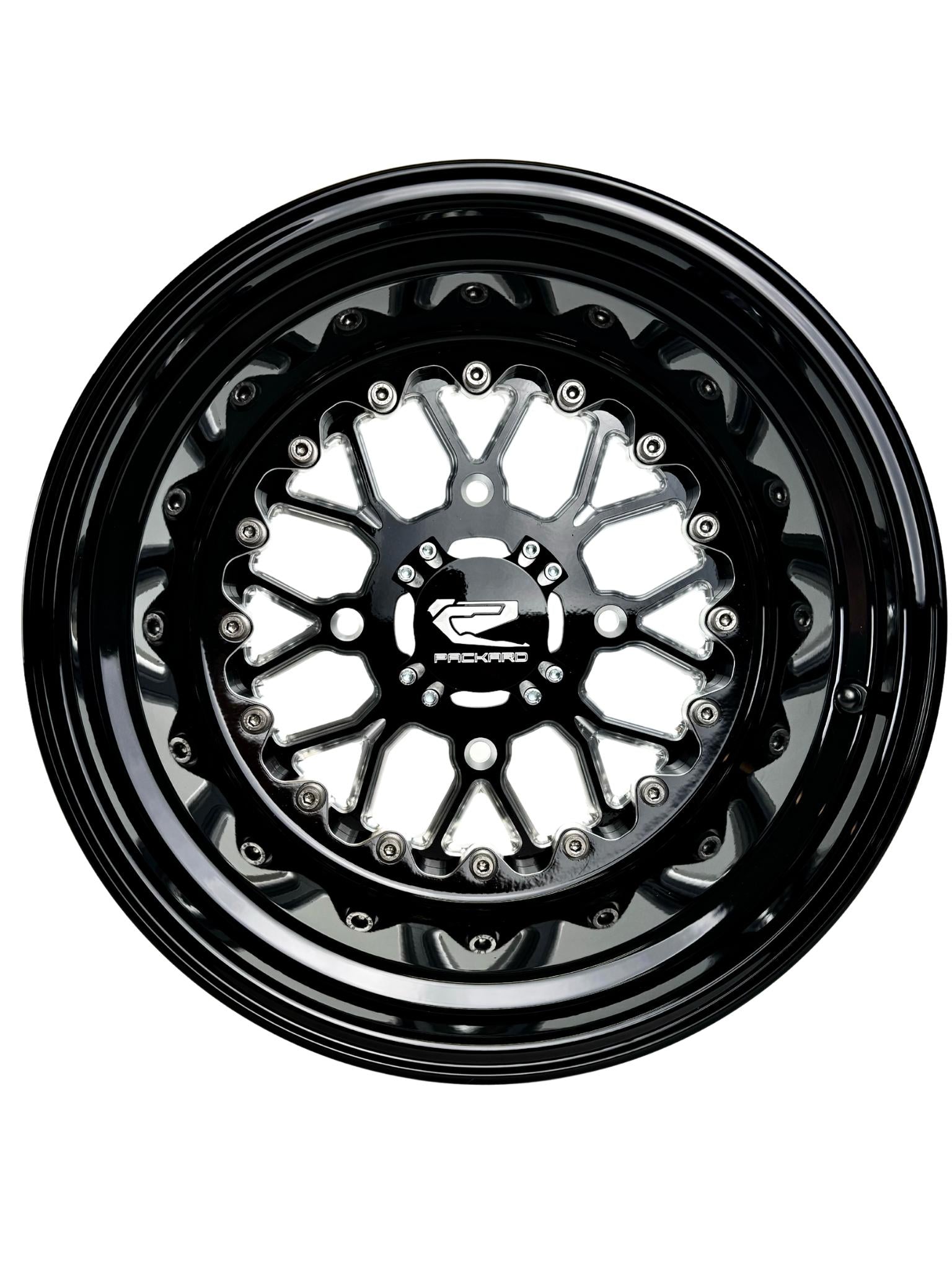 Wishbone - FF Forged Gloss Black-Wheels-Packard Performance Dealer-15x7 | 4x156-Black Market UTV