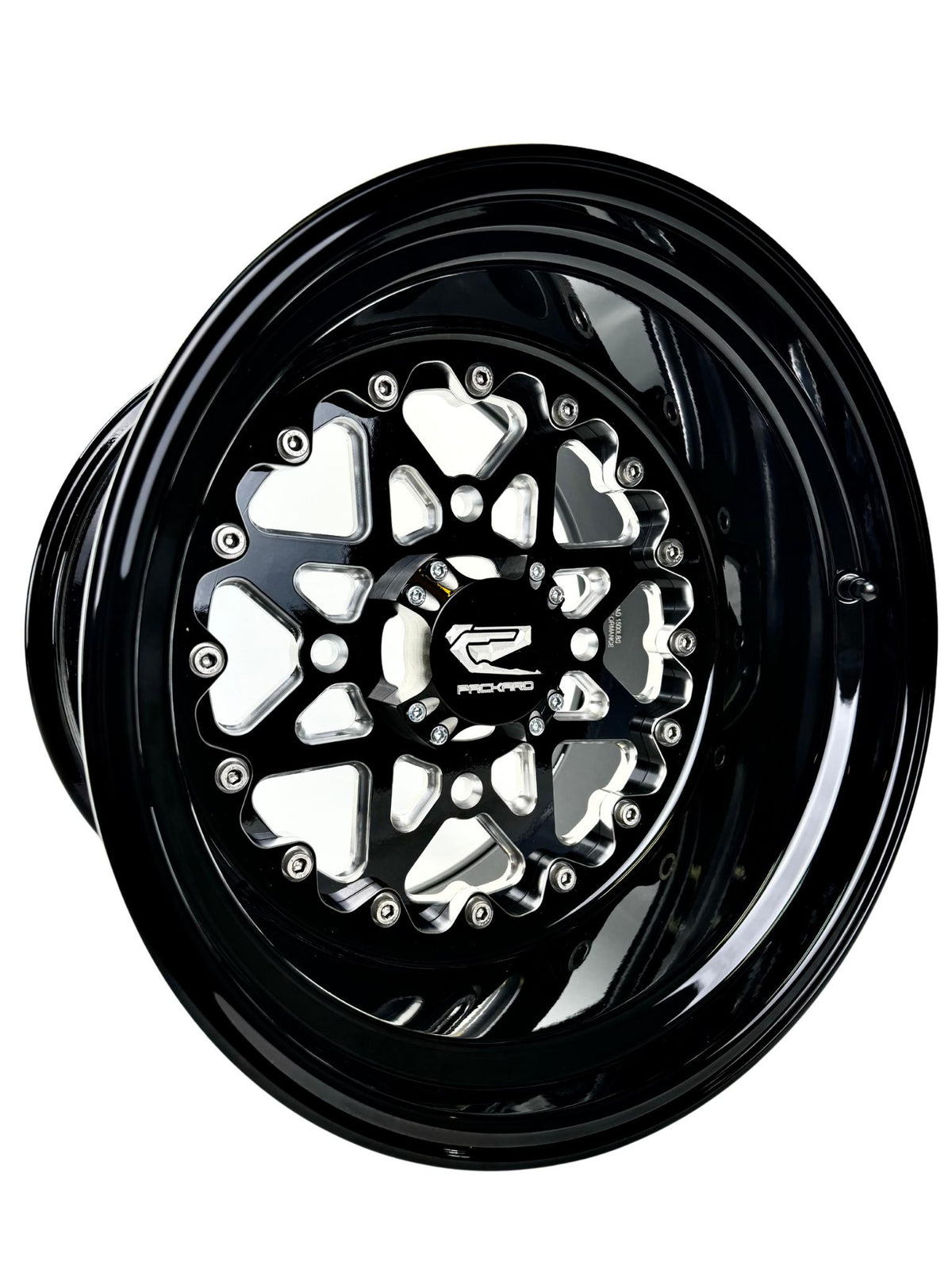 V2 Super Star - FF Forged Gloss Black-Wheels-Packard Performance-15x7 | 4x136-Black Market UTV
