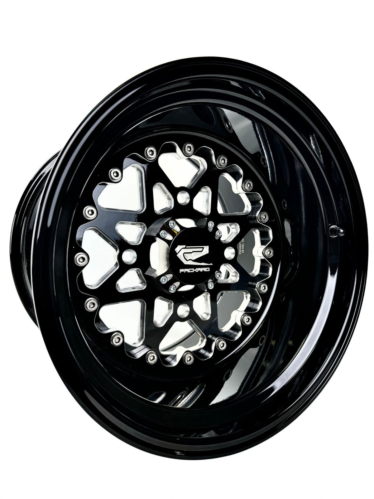 V2 Super Star - FF Gloss Black by Ultra-Light-Wheels-Packard Performance-15x7 | 4x136-Black Market UTV