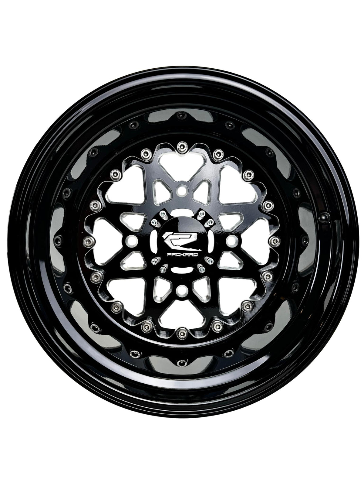 V2 Super Star - FF Forged Gloss Black-Wheels-Packard Performance-15x7 | 4x136-Black Market UTV