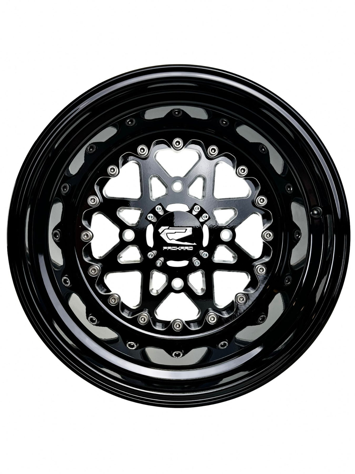 V2 Super Star - FF Gloss Black by Ultra-Light-Wheels-Packard Performance-15x7 | 4x136-Black Market UTV