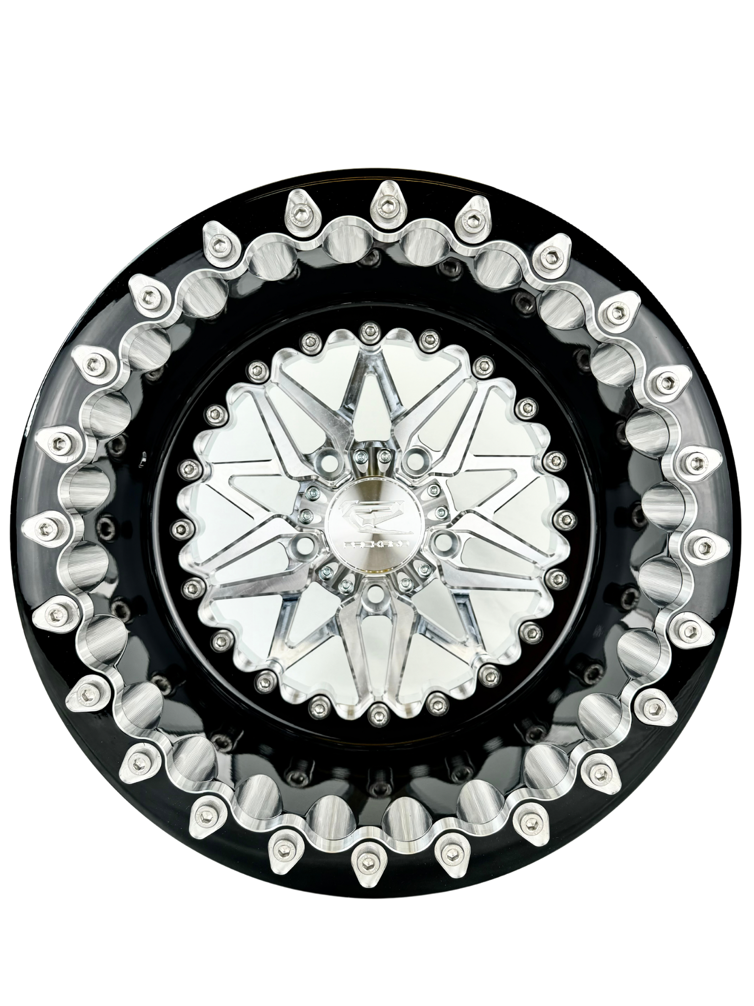 Impact - FF Forged Beadlock - Silver RZR Pro R 5x4.5-Wheels-Packard Performance Dealer-15x7 | 5X4.5-V.1-No-Black Market UTV