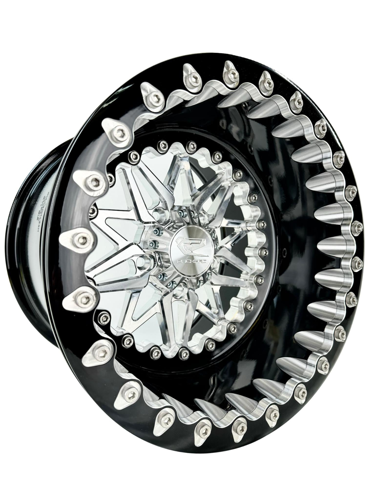 Impact - FF Forged Beadlock - Silver RZR Pro R 5x4.5-Wheels-Packard Performance-15x7 | 5X4.5-V.1-Yes-Black Market UTV
