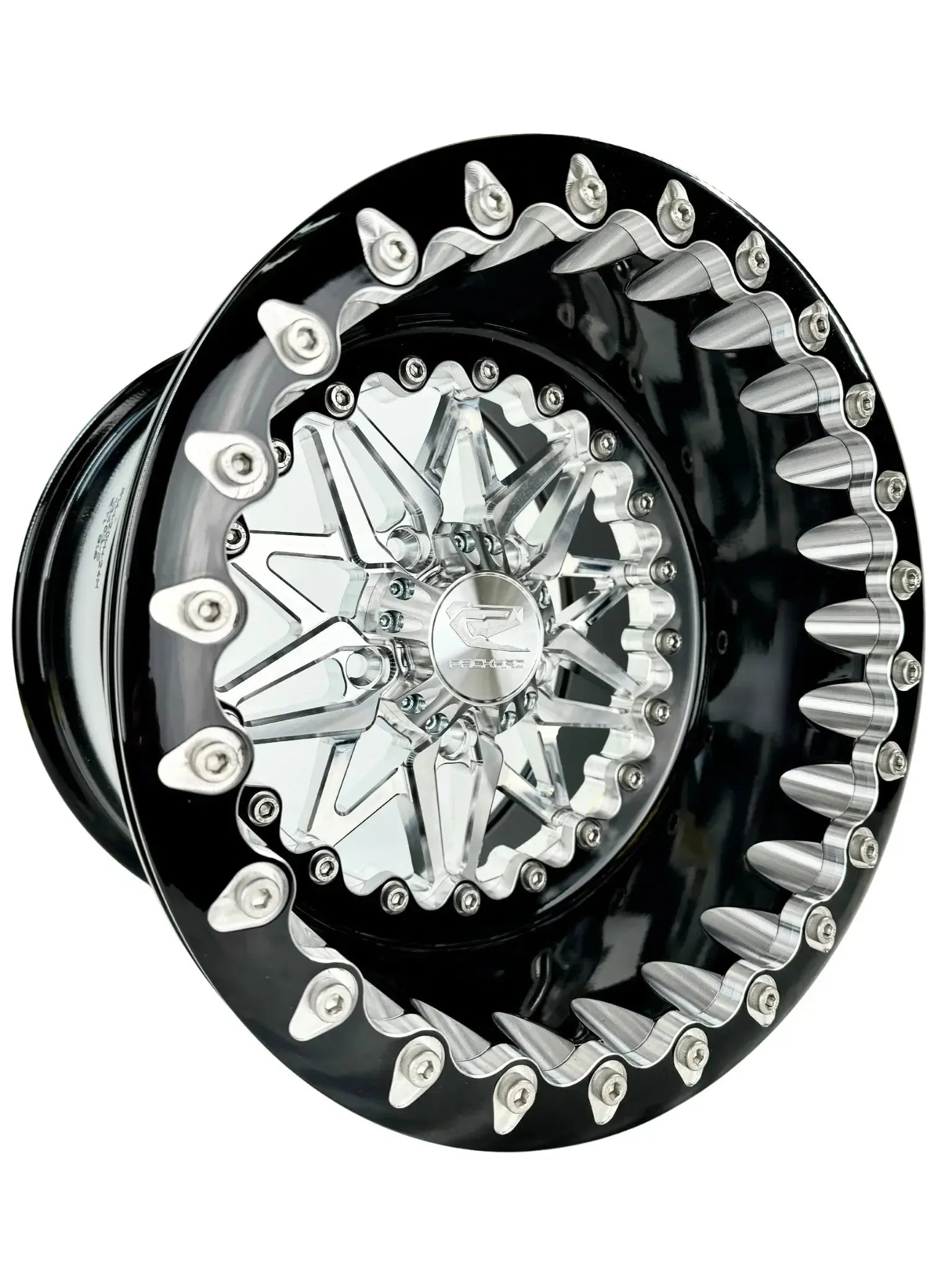 Impact - FF Forged Beadlock - Silver RZR Pro R 5x4.5-Wheels-Packard Performance-15x7 | 5X4.5-V.1-Yes-Black Market UTV