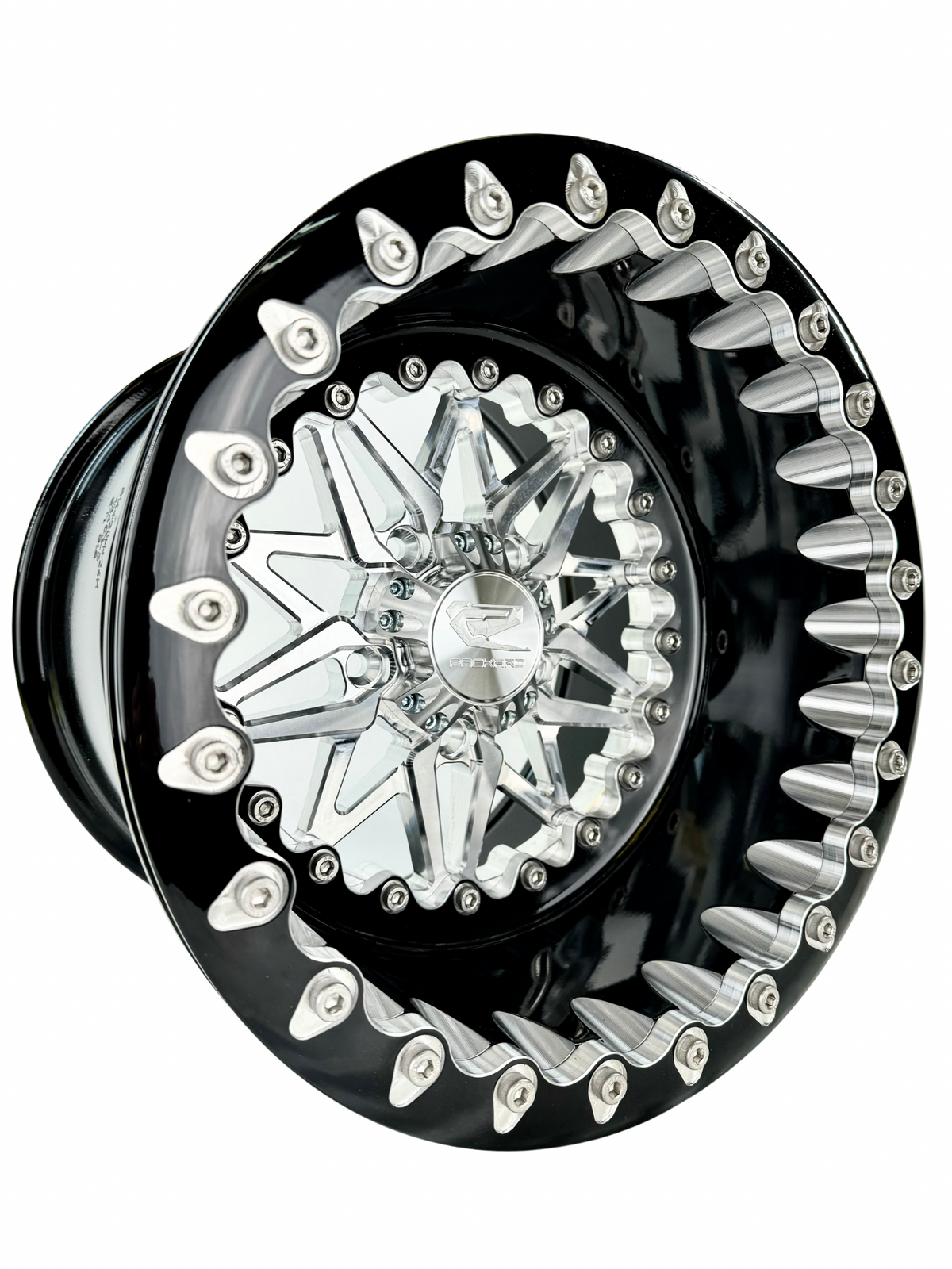 Impact - FF Forged Beadlock - Silver RZR Pro R 5x4.5-Wheels-Packard Performance Dealer-15x7 | 5X4.5-Contrast Machined V.1-No-Black Market UTV