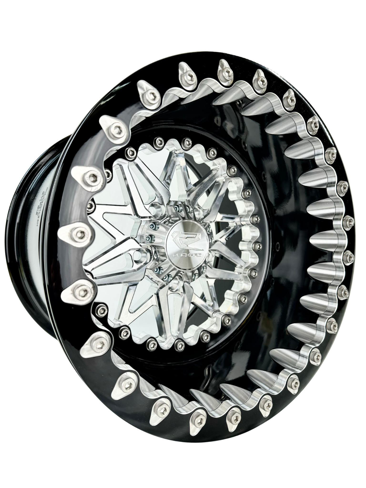 Impact - FF Forged Beadlock - Silver RZR Pro R 5x4.5-Wheels-Packard Performance Dealer-15x7 | 5X4.5-Contrast Machined V.1-No-Black Market UTV