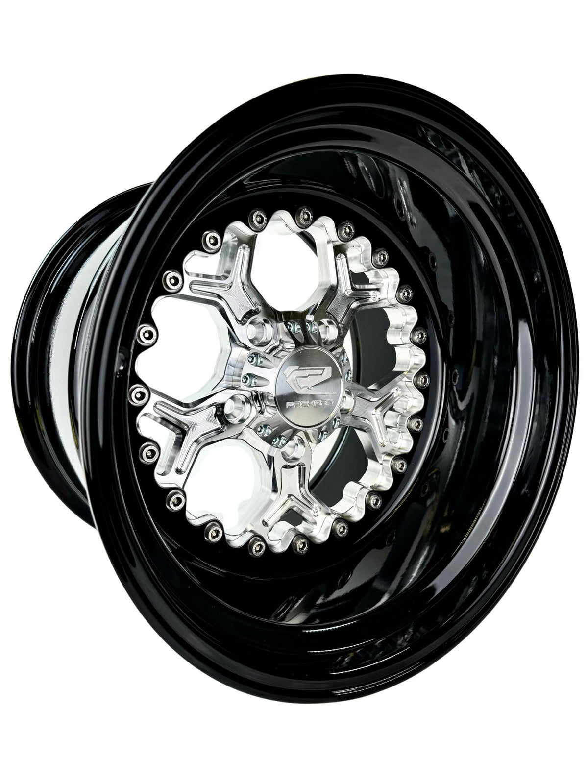 PRO 5 - FF Silver RZR PRO R 5X4.5 by Ultra-light-Wheels-Packard Performance-15x7 | 5X4.5-Black Market UTV