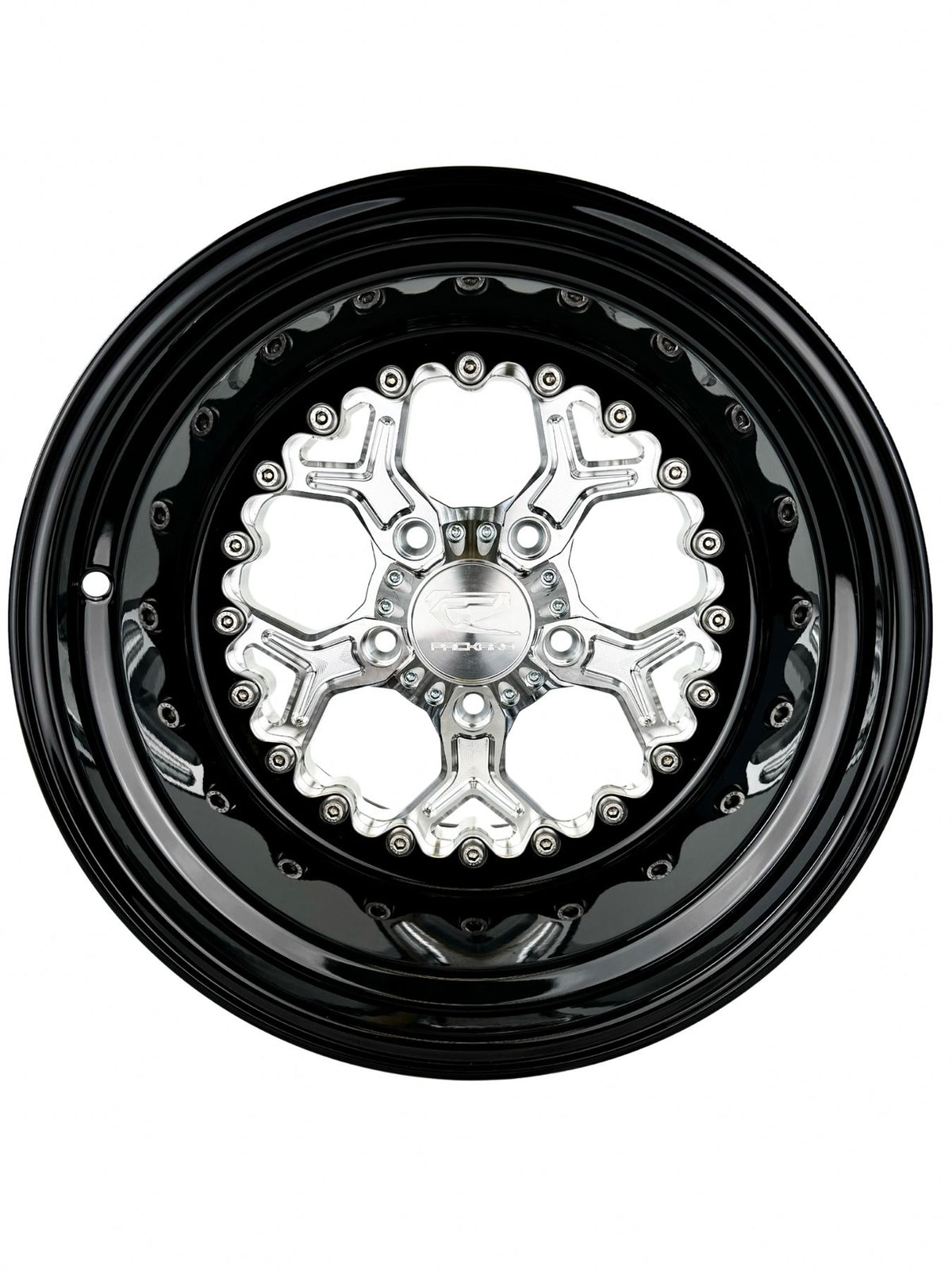 PRO 5 - FF Silver RZR PRO R 5X4.5 by Ultra-light-Wheels-Packard Performance-15x7 | 5X4.5-Black Market UTV