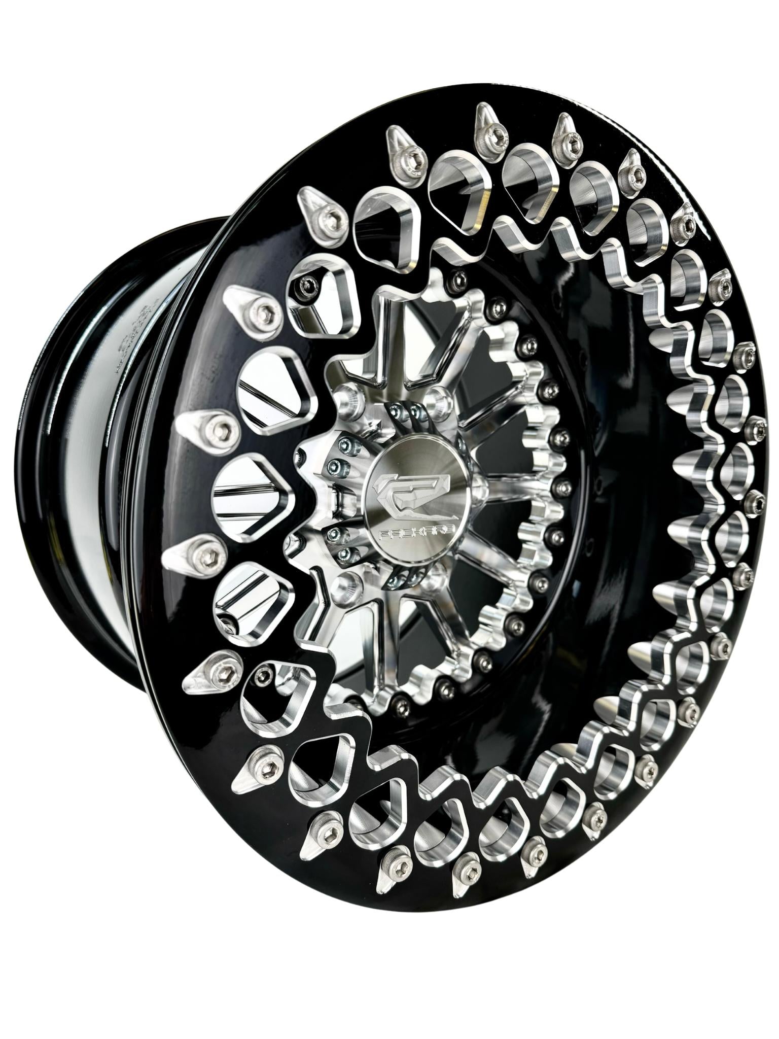 Element - FF Forged Beadlock - Silver Maverick R 6x139.7-Wheels-Packard Performance Dealer-15x7 | 6X139.7-Contrast Machined V.1-No-Black Market UTV