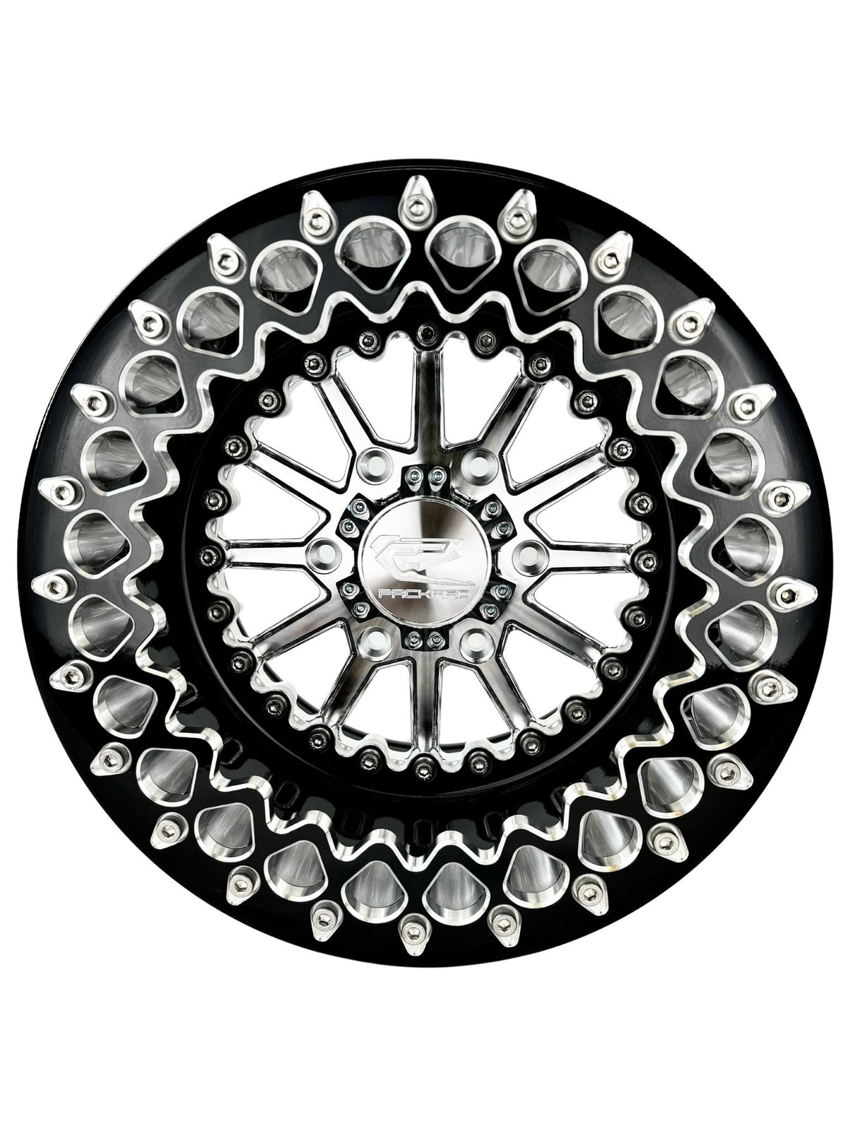Element - FF Forged Beadlock - Silver Maverick R 6x139.7-Wheels-Packard Performance-15x7 | 6X139.7-V.1-Yes-Black Market UTV