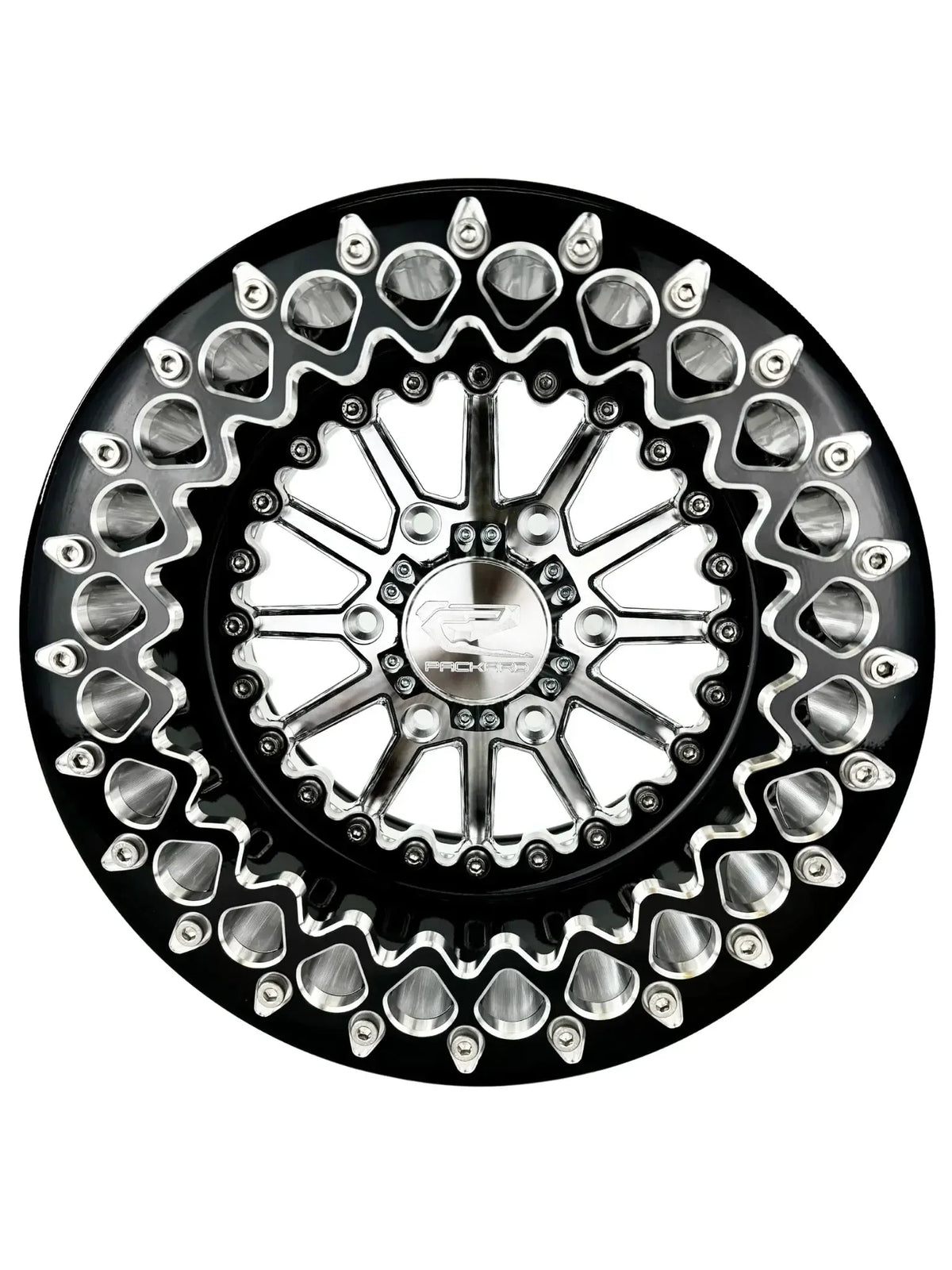 Element - FF Forged Beadlock - Silver Maverick R 6x139.7-Wheels-Packard Performance-15x7 | 6X139.7-V.1-Yes-Black Market UTV