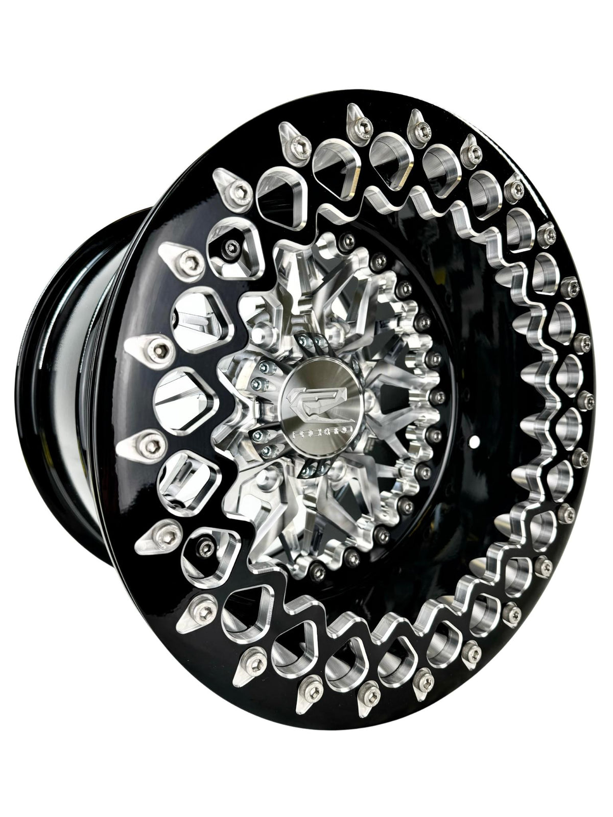 Impact - FF Forged Beadlock - Silver Maverick R 6x139.7-Wheels-Packard Performance-15x7 | 6x139.7-V.1-Yes-Black Market UTV