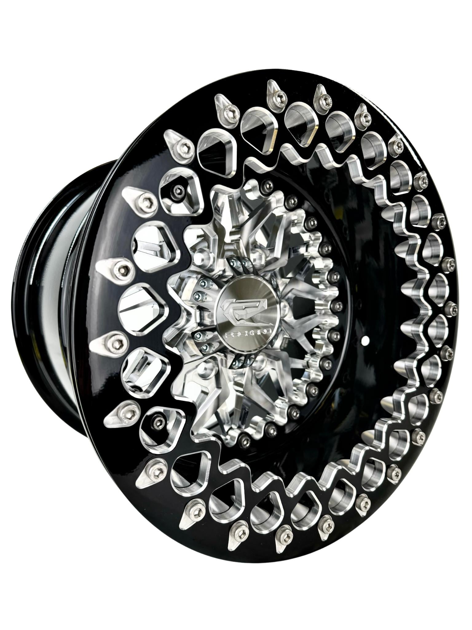 Impact - FF Forged Beadlock - Silver Maverick R 6x139.7-Wheels-Packard Performance-15x7 | 6x139.7-V.1-Yes-Black Market UTV