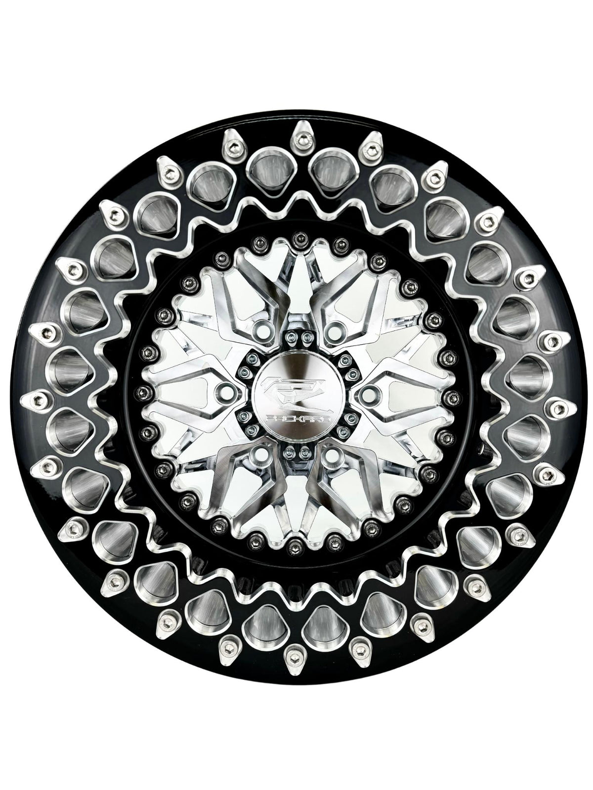 Impact - FF Forged Beadlock - Silver Maverick R 6x139.7-Wheels-Packard Performance-15x7 | 6x139.7-V.1-Yes-Black Market UTV