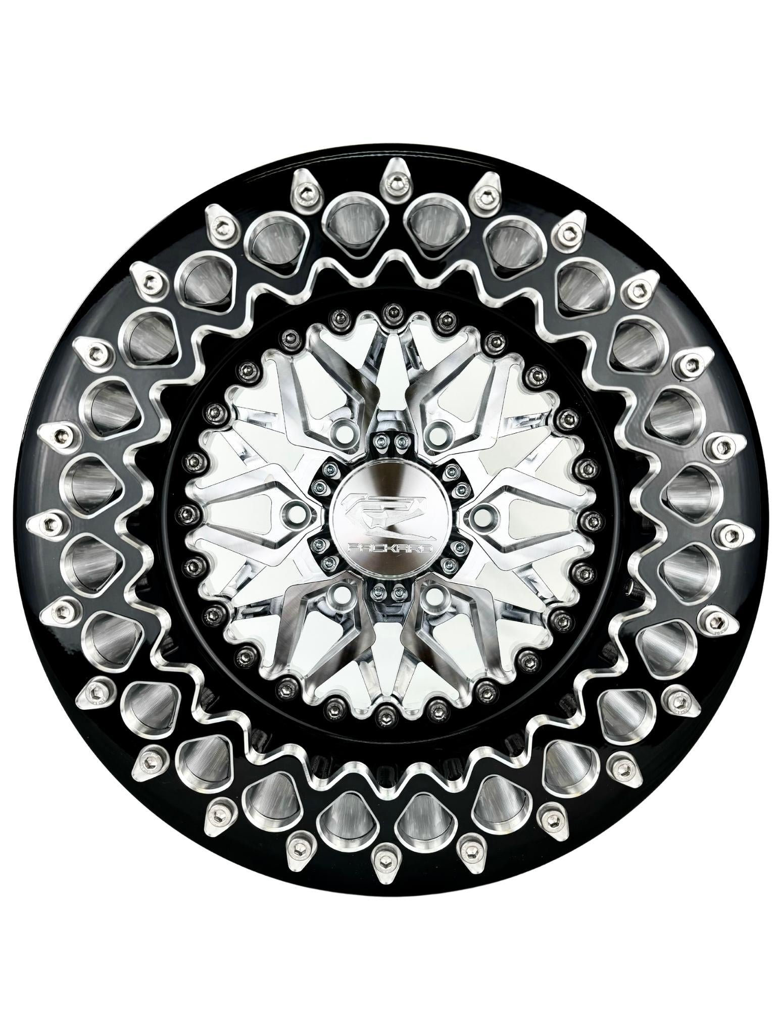 Impact - FF Forged Beadlock - Silver Maverick R 6x139.7-Wheels-Packard Performance-15x7 | 6x139.7-V.1-Yes-Black Market UTV
