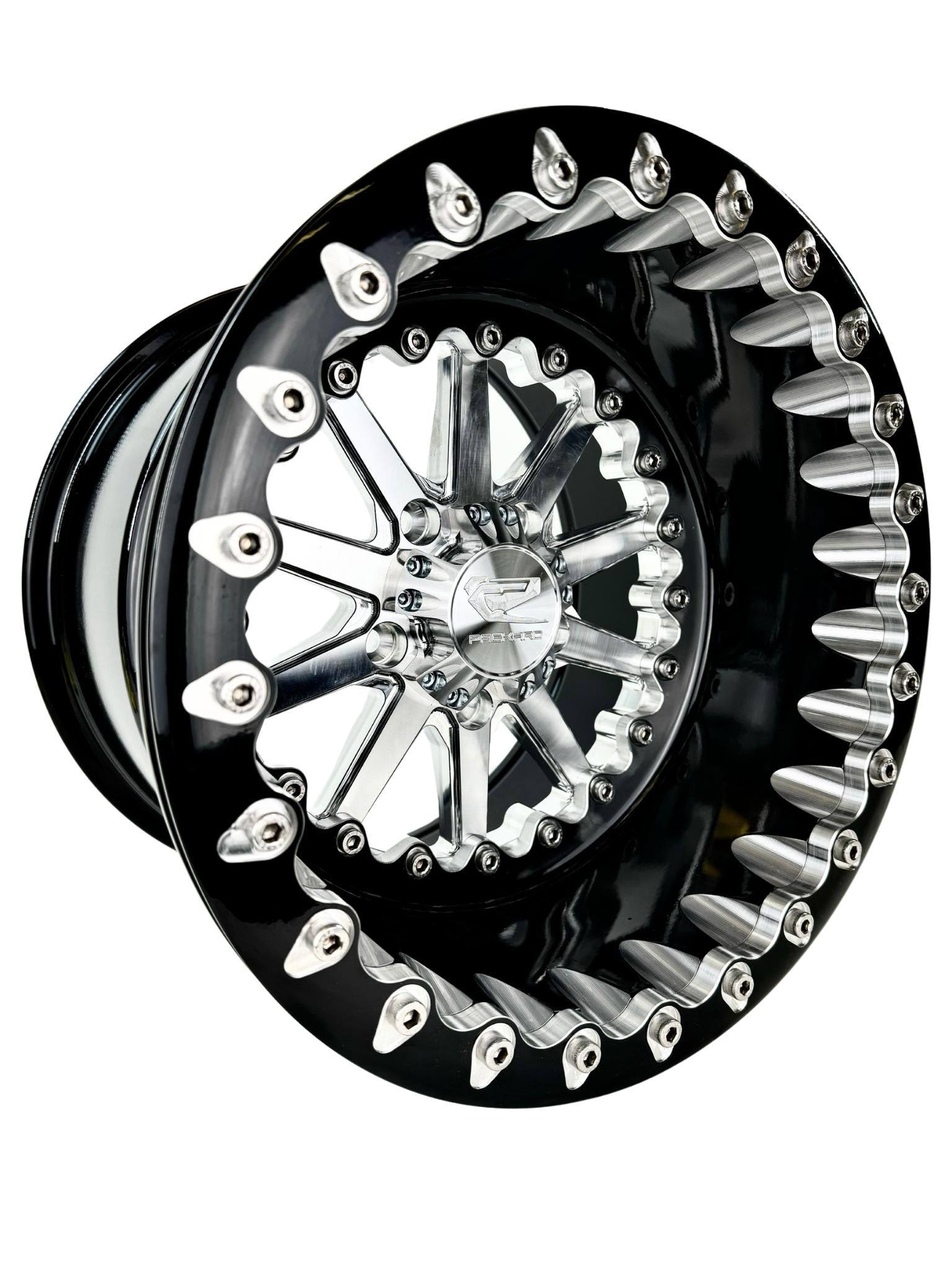 Element - FF Forged Beadlock - Silver RZR Pro R 5x4.5-Wheels-Packard Performance Dealer-15x11 | 5X4.5-V.2-Yes-Black Market UTV