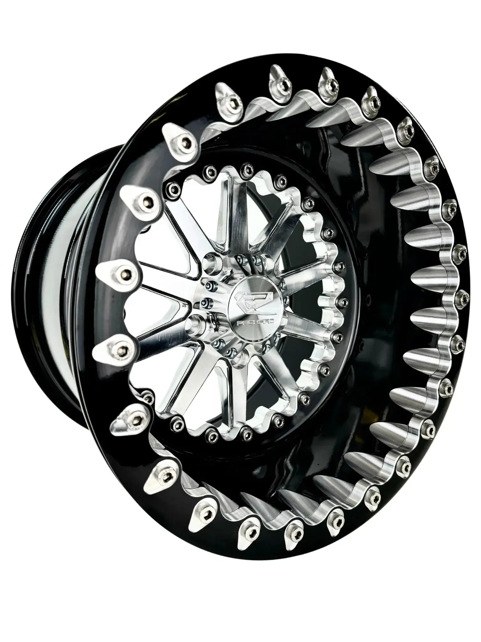 Element - FF Forged Beadlock - Silver RZR Pro R 5x4.5-Wheels-Packard Performance-15x11 | 5X4.5-V.2-Yes-Black Market UTV