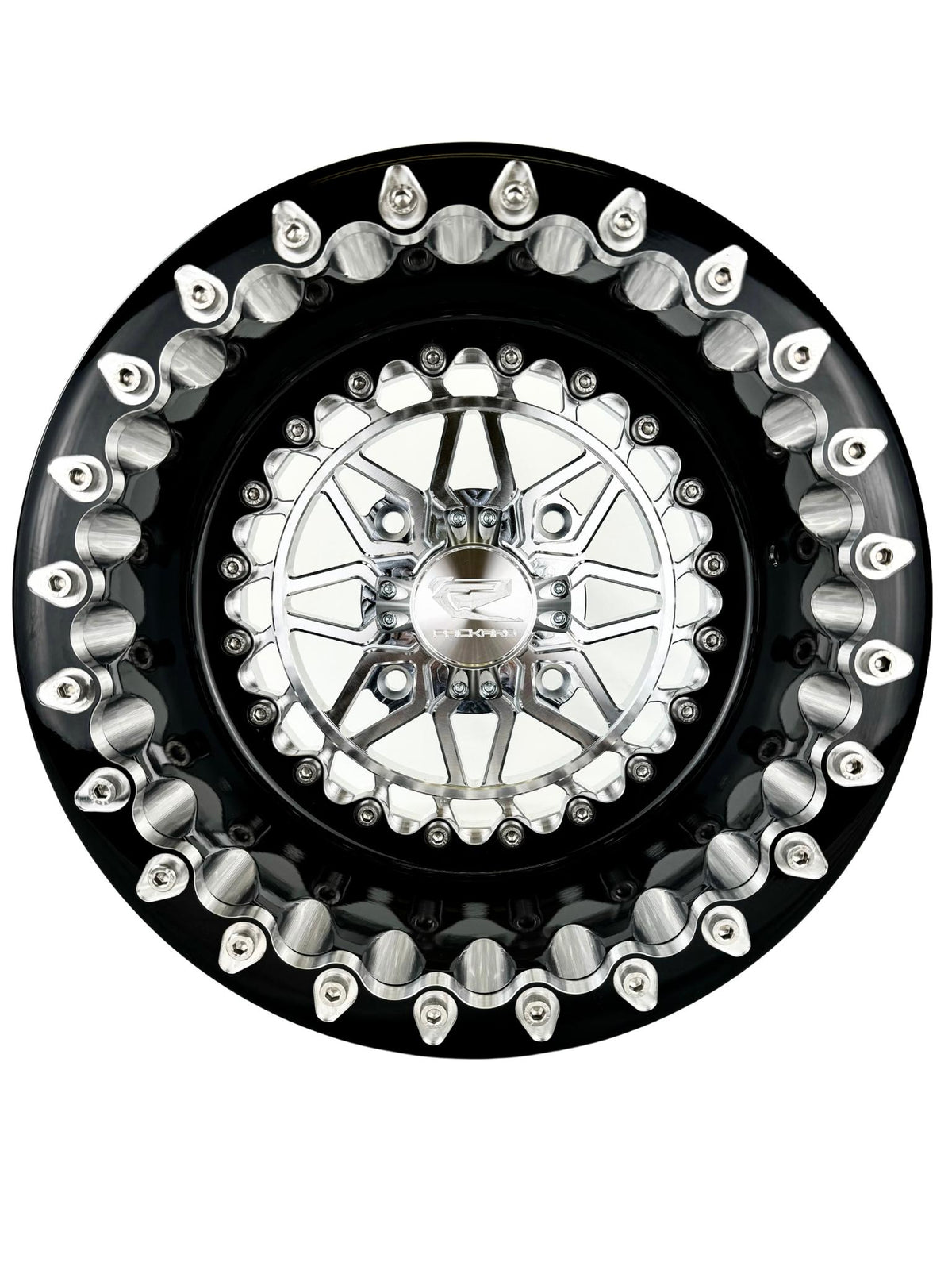 Apollo - FF Forged Beadlock - SILVER-Wheels-Packard Performance-15x7 | 4x136-V.1-Yes-Black Market UTV