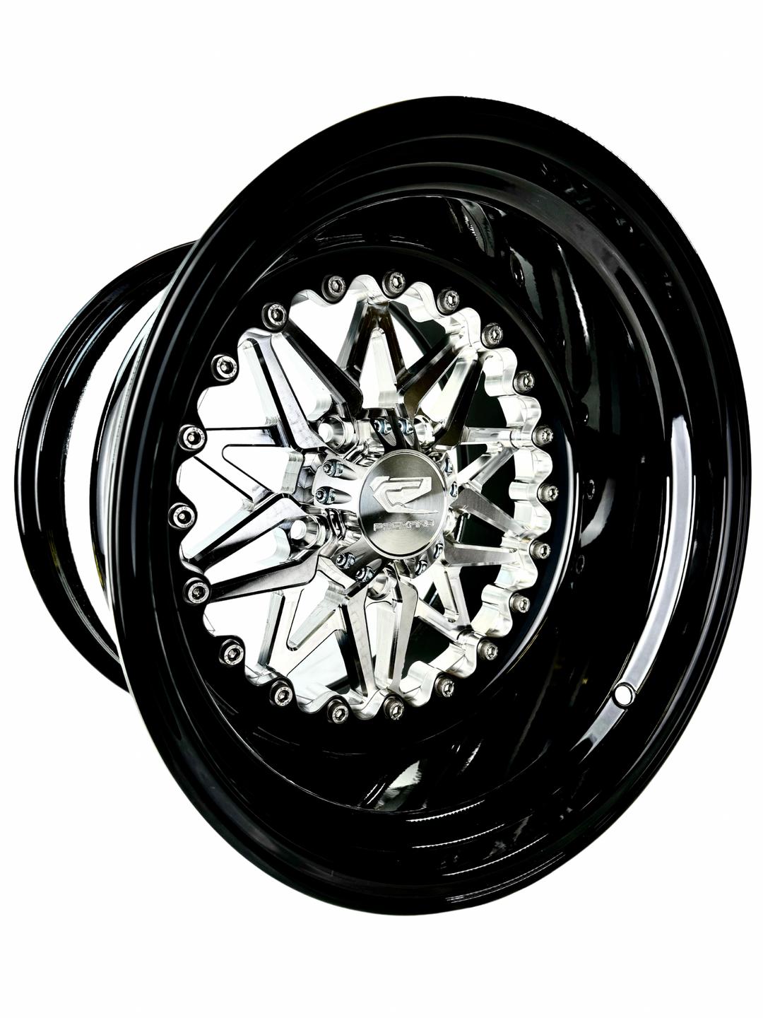 Impact 2.0 - FF Forged Silver RZR PRO R 5X4.5-Wheels-Packard Performance-15x7 | 5X4.5-YES-Black Market UTV