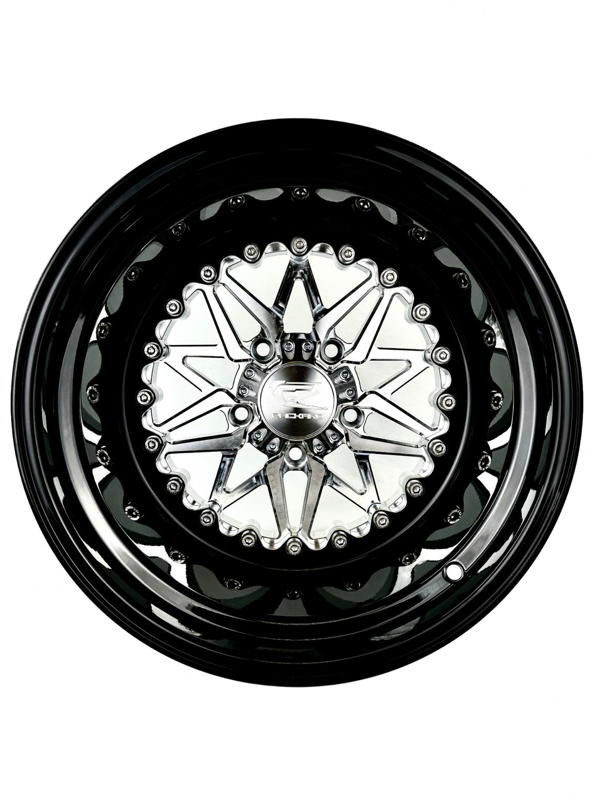 Impact 2.0 - FF Silver RZR PRO R 5X4.5 by Ultra-light-Wheels-Packard Performance-15x7 | 5X4.5-Black Market UTV