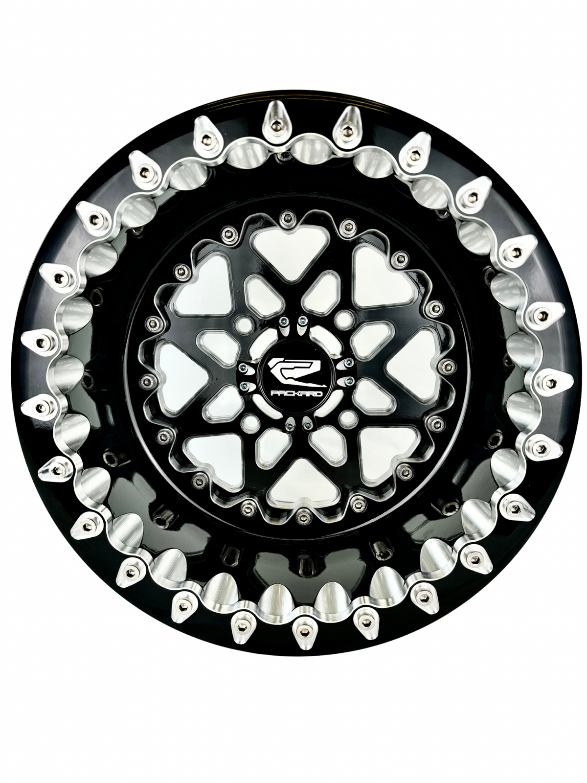 V2 Super Star - FF Forged Beadlock - Gloss Black-Wheels-Packard Performance Dealer-15x7 | 4x136-V.2-Black Market UTV