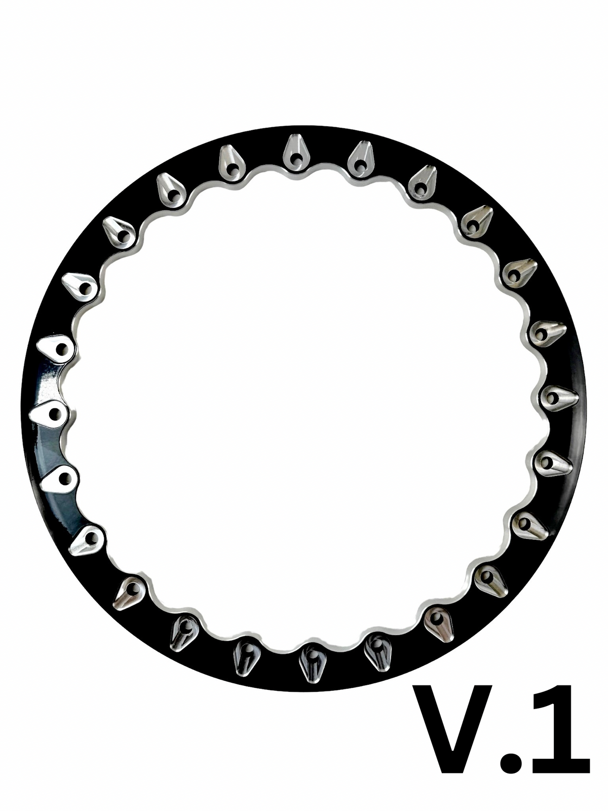 Wishbone - FF Forged Polished Beadlock - Silver-Wheels-Packard Performance Dealer-15x7 | 4x136-V.1-No-Black Market UTV