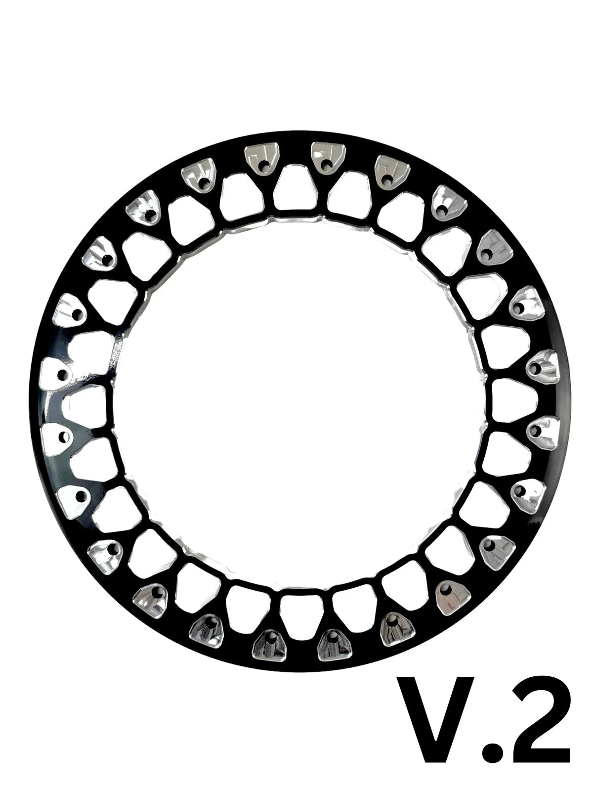 Apollo - FF Forged Polished Beadlock - Silver