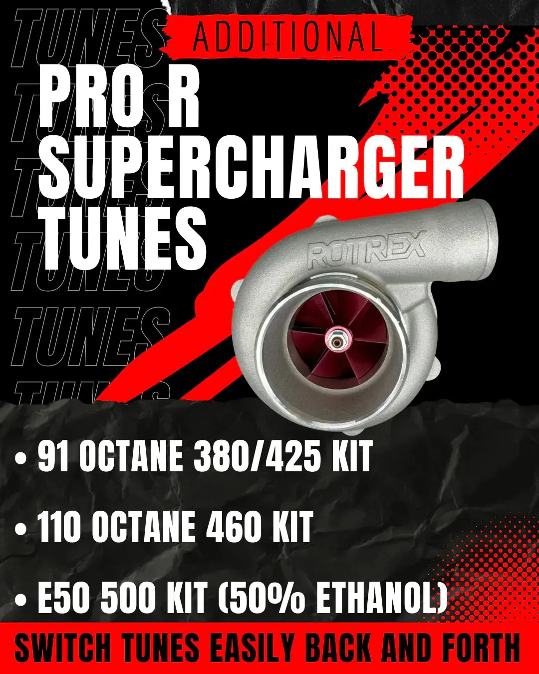 Pro R Supercharger Additional Tune-Performance-Packard Performance-91 octane 380/425 kit-Black Market UTV