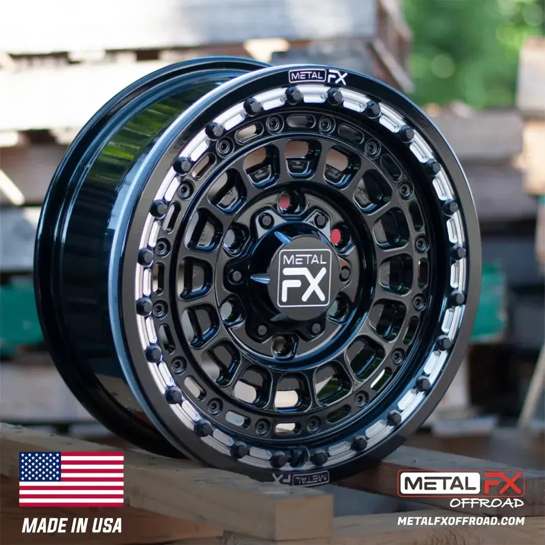 HITMAN 6R | FORGED MONOBLOCK | BEADLOCK-Wheels-Metal FX Offroad-15x6 | +38 / 4.5+1.5 | 6x139.7-Black Market UTV