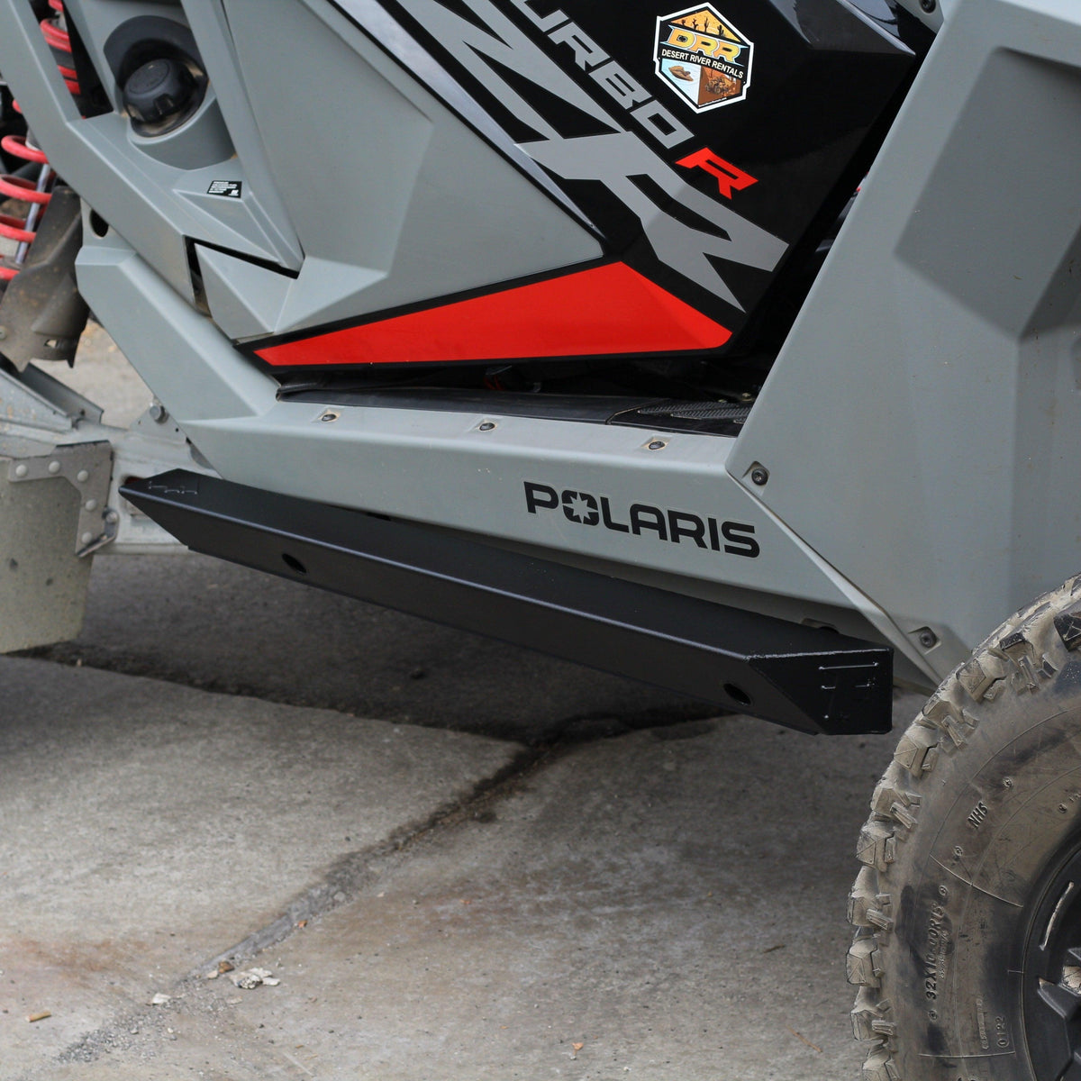 Polaris RZR Pro R / Turbo R / Pro XP 2-Seat Rock Slider Steps-FastLab UTV-Texture Black-Black Market UTV