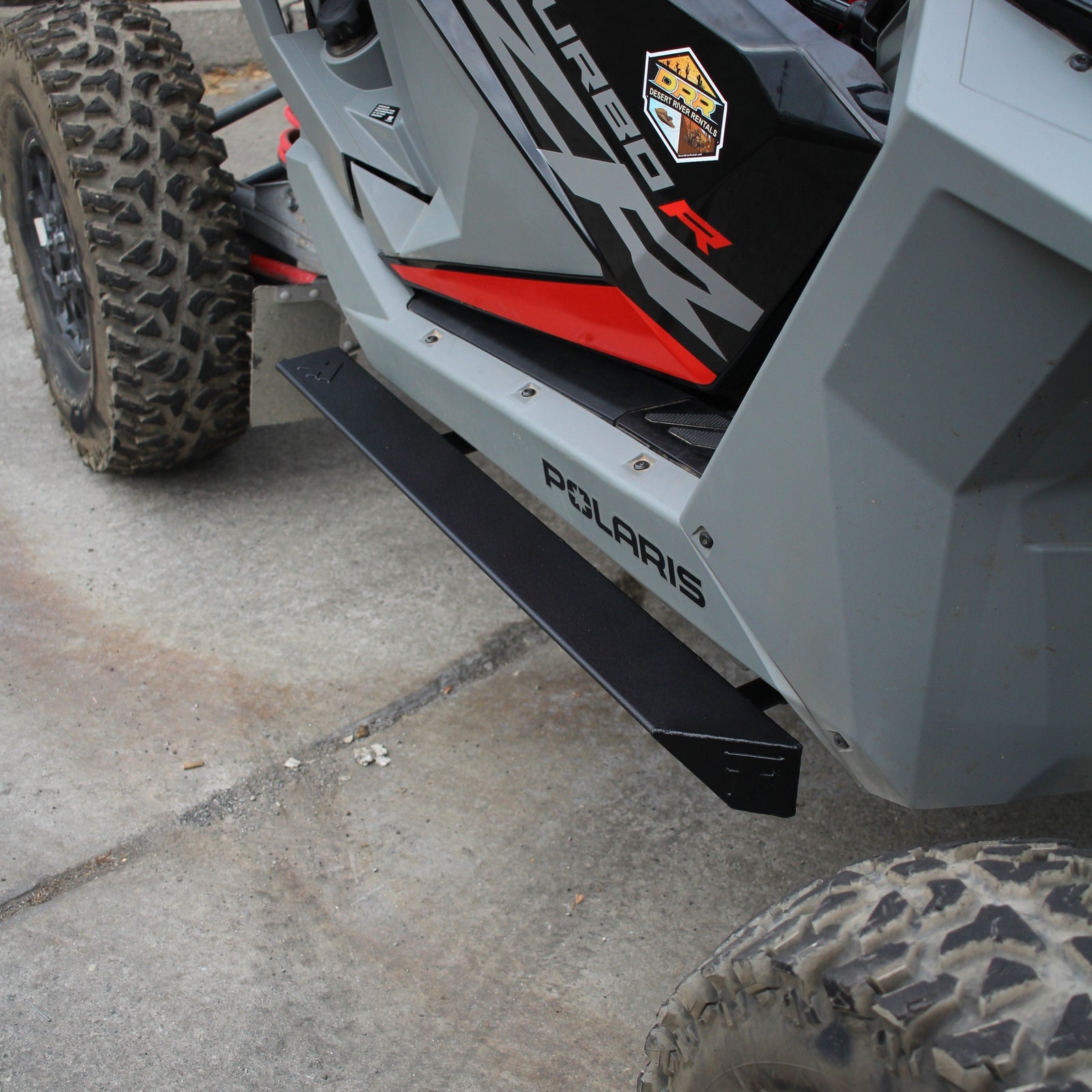 Polaris RZR Pro R / Turbo R / Pro XP 2-Seat Rock Slider Steps-FastLab UTV-Texture Black-Black Market UTV