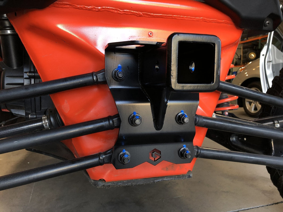 2017-2021 CAN-AM X3 HITCH PLATE-Geiser Performance-BLACK-Black Market UTV