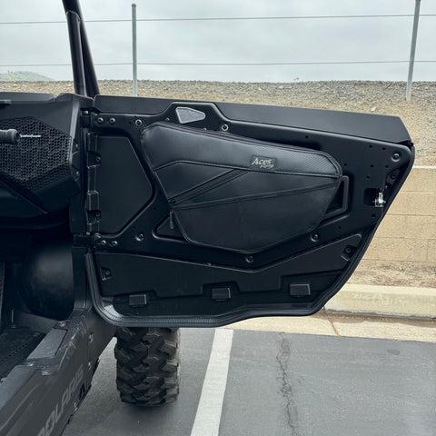 2024+ RZR XP Door Bags-Door Bags-Aces Racing-Front or 2 Seat Model-Black Market UTV