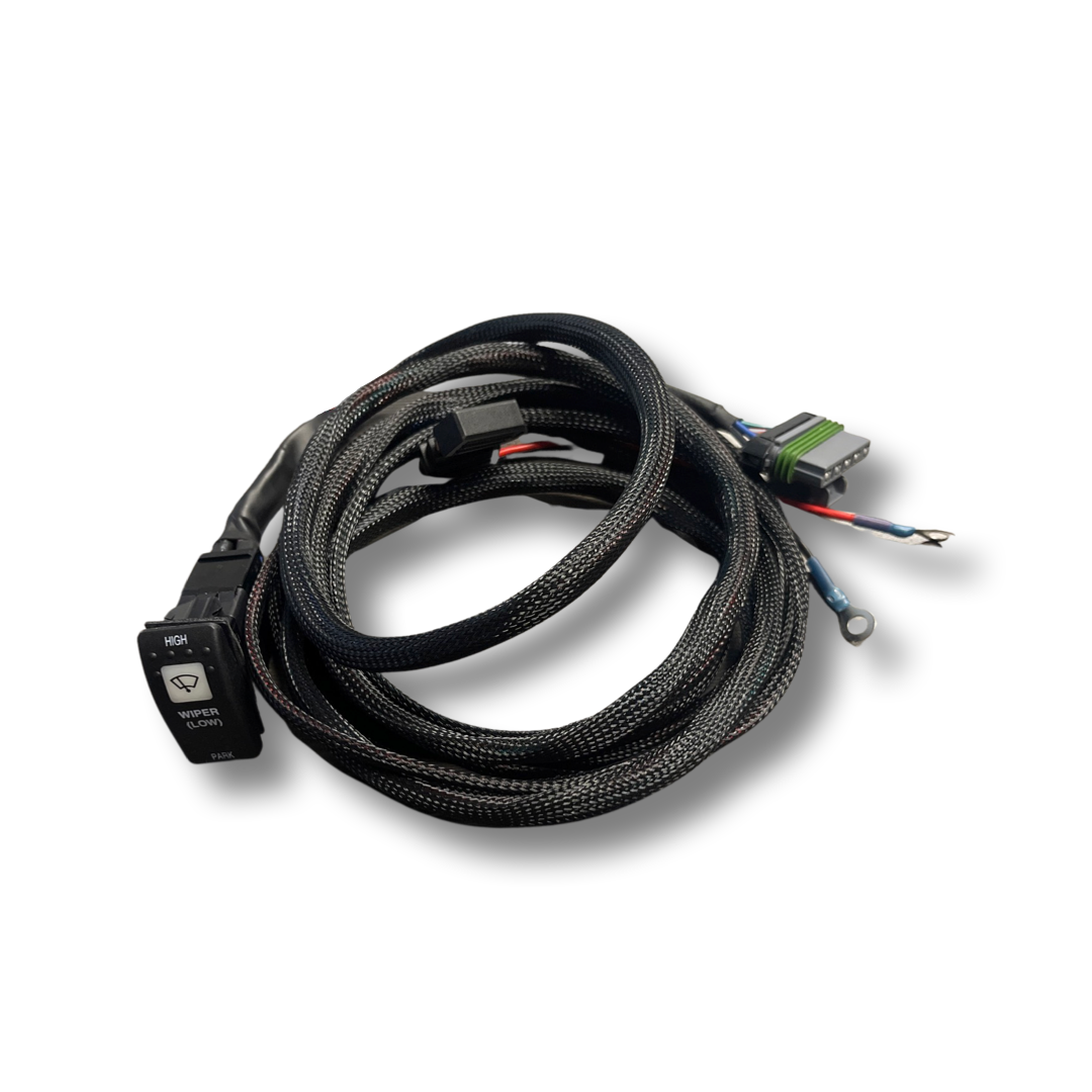 Polaris RZR Pro XP, Turbo R, Pro R 2020-2024 Electric Wiper kit-Bent Metal Off-Road-Black Market UTV