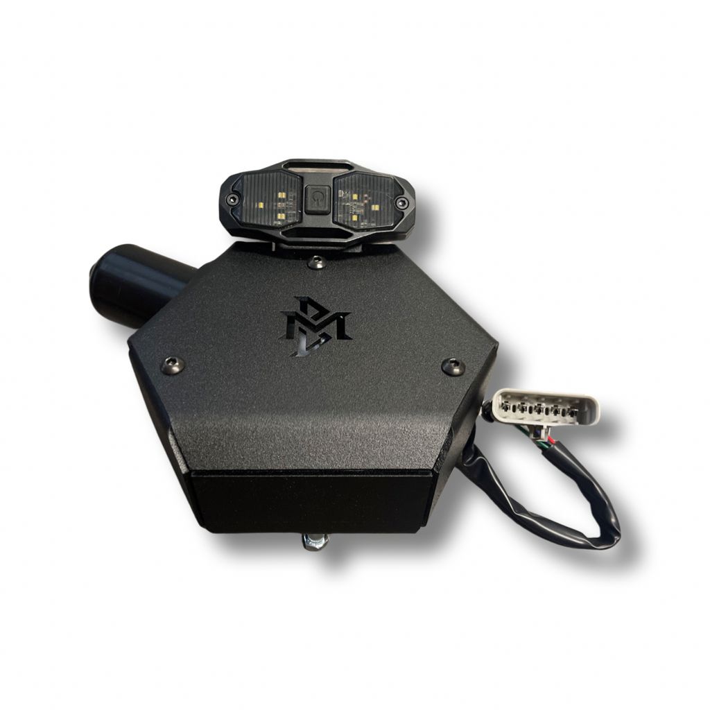 CAN-AM X3 2.0 ELECTRIC WIPER KIT W/LED DOME LIGHT-Lighting Kit-Bent Metal Offroad-Black Market UTV