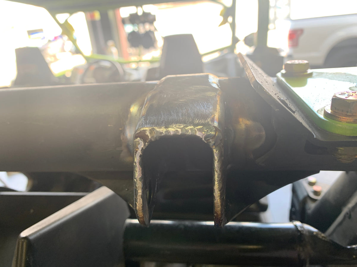 Can Am X3 Weld in trailing arm and rear shocktower brace-Shock Tower Support-TMW Off-Road-No X3 Mid frame weld in gusset-Black Market UTV
