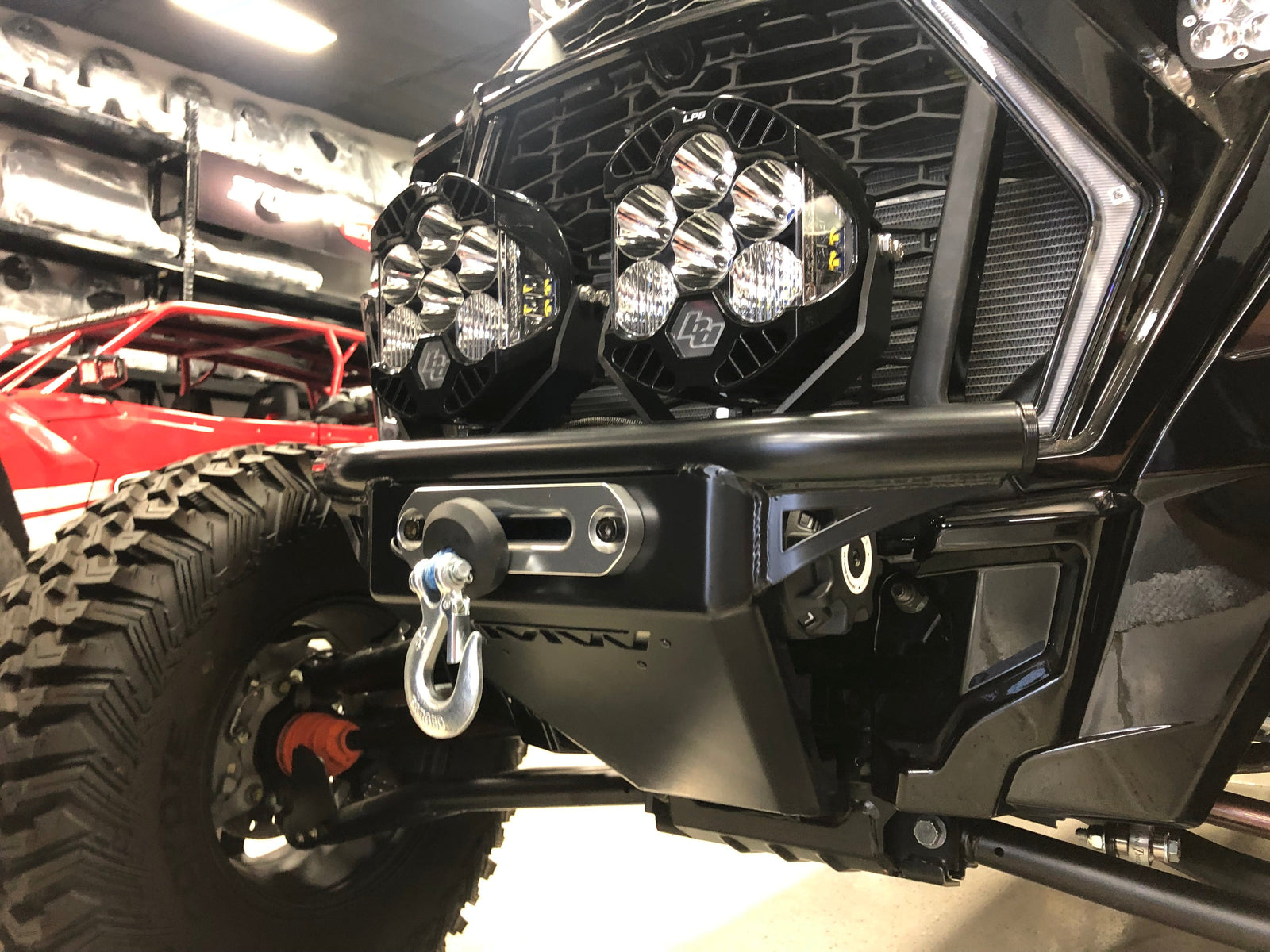 Turbo S Winch front bumper-WINCH BUMPER-TMW Off-Road-Black Market UTV