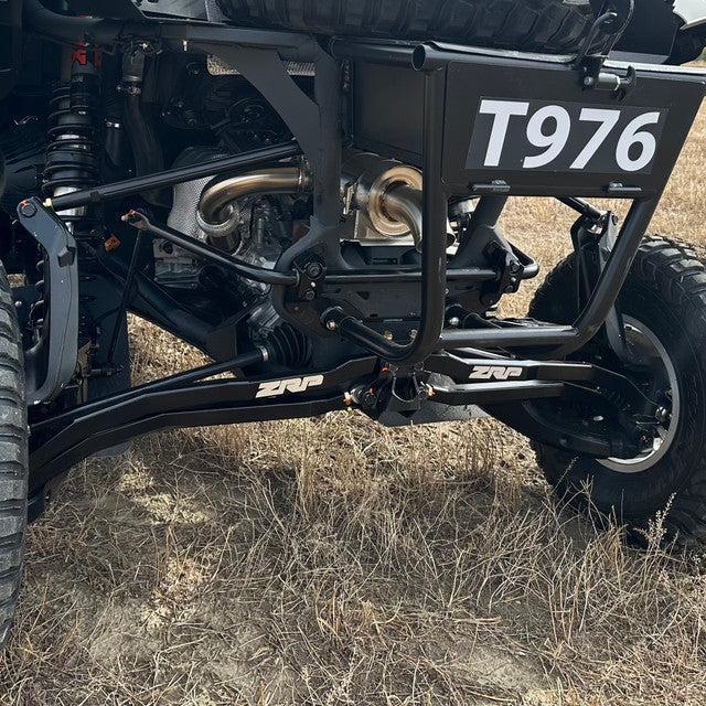 7075 Maverick R High Clearance Complete Radius Rod Kit (6)-Radius Rods-ZRP-Raw Aluminum-Black Market UTV