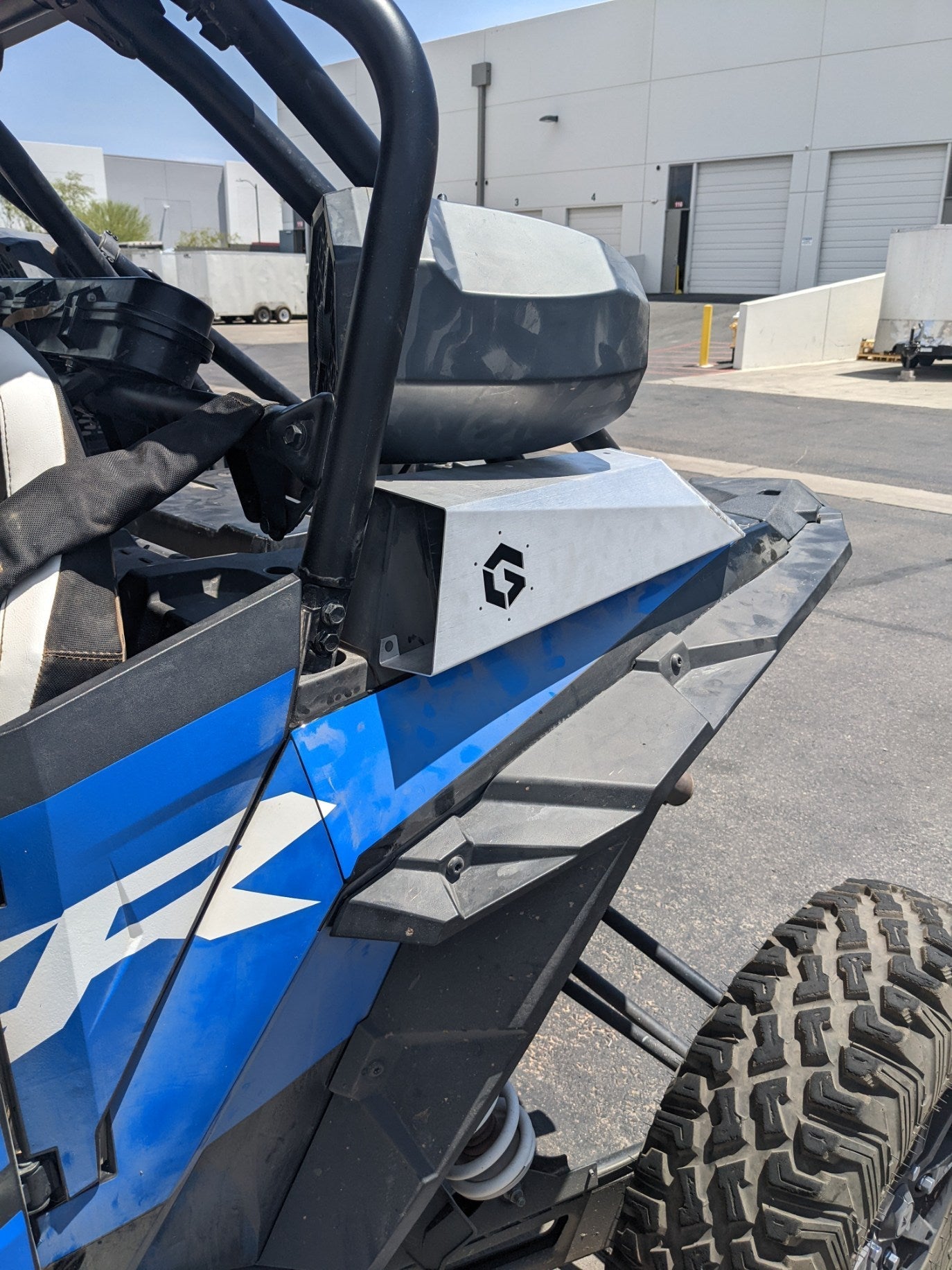 POLARIS RZR XP TURBO & TURBO S AIR INTAKE SCOOPS-Geiser Performance-Raw-Black Market UTV