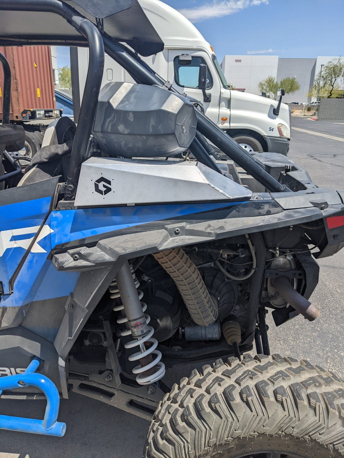 POLARIS RZR XP TURBO & TURBO S AIR INTAKE SCOOPS-Geiser Performance-Raw-Black Market UTV