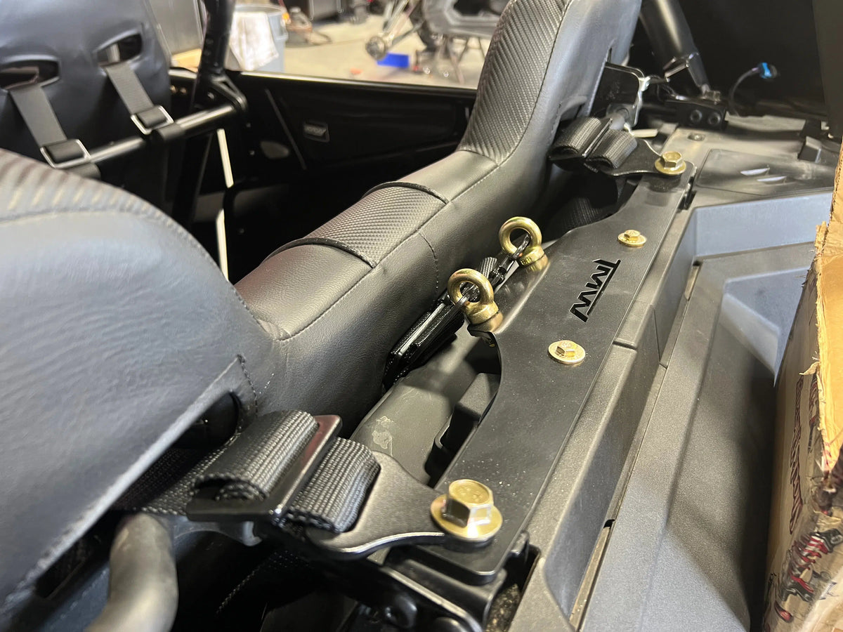 PRO R/Turbo R center harness mount for bench seat-Seat Mounts-TMW Off-Road-Black Market UTV