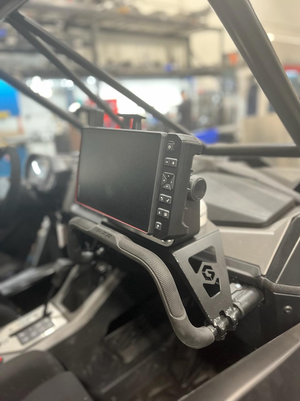 POLARIS TURBO R & PRO R GPS MOUNT-Geiser Performance-Chase-2022-2024-Black Market UTV