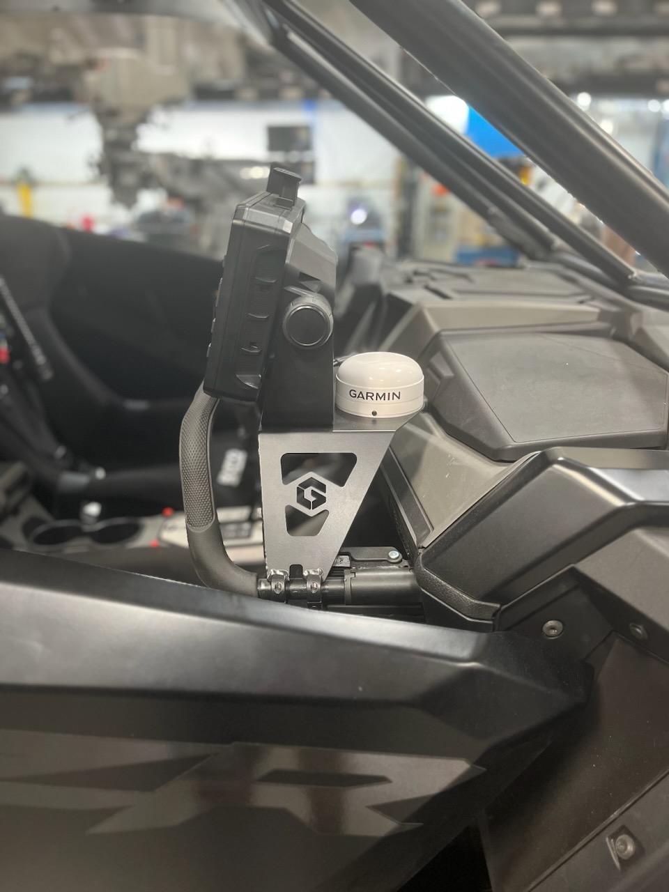 POLARIS TURBO R & PRO R GPS MOUNT-Geiser Performance-Race-2022-2024-Black Market UTV