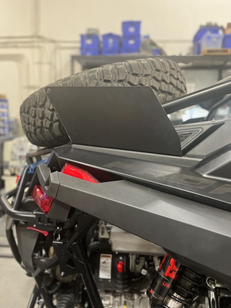 POLARIS TURBO R & PRO R NUMBER PLATES-Geiser Performance-Drag-2022-2024-Black Market UTV