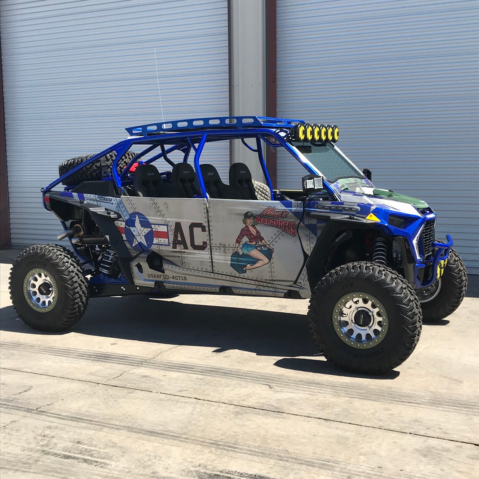 TMW Roof Rack-roof-TMW Off-Road-Can Am X3-4 Seat Cage-Black Market UTV