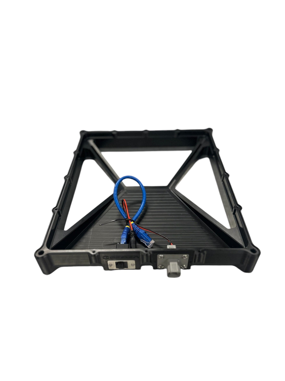 MINI STARLINK CASE/MOUNT-Accessories-Geiser Performance-ALUMINUM - RAW-Black Market UTV