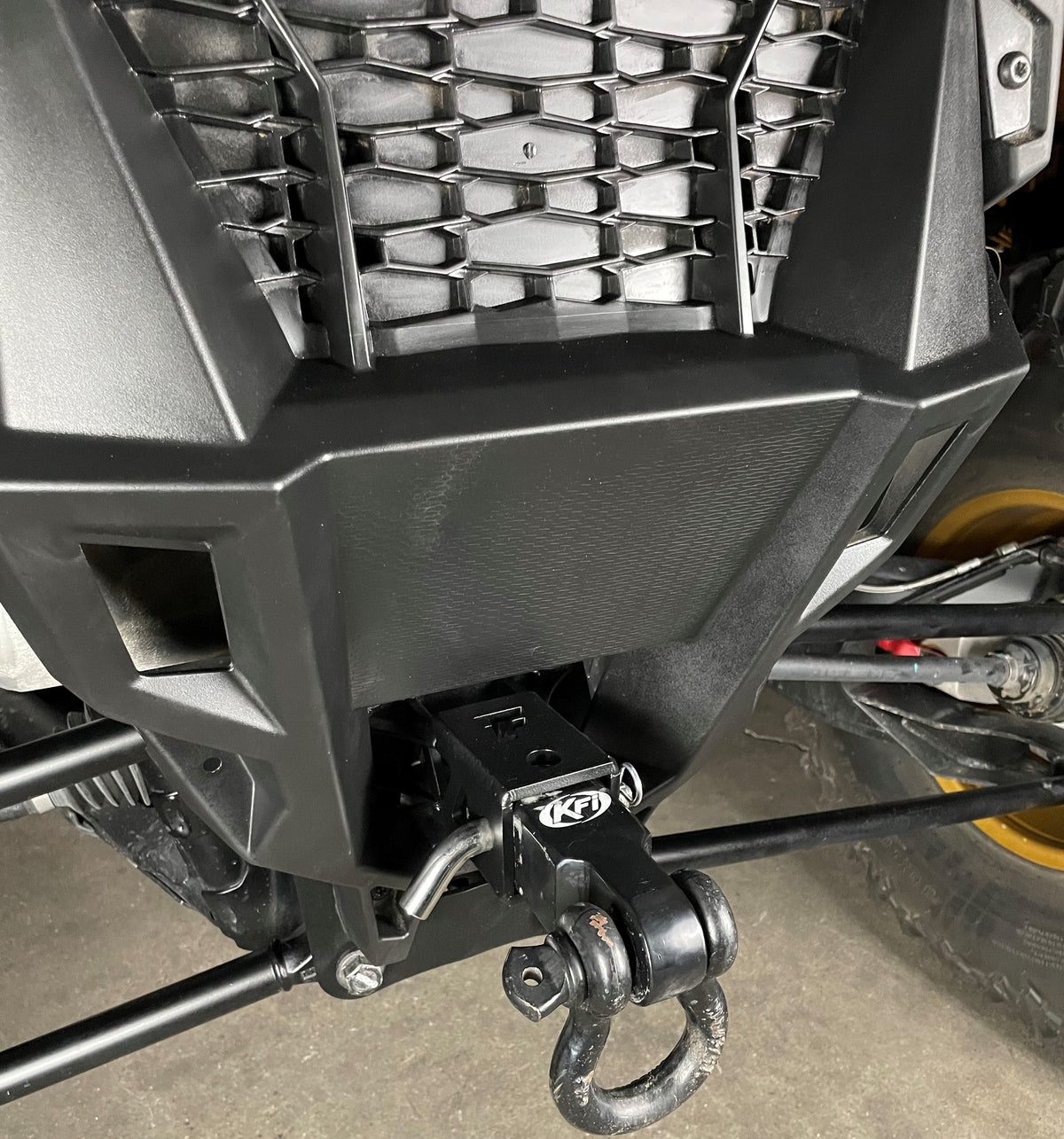 FastLab RZR Turbo R & Pro R Radius Rod Hitch Pull Plate-RZR Suspension-FastLab UTV-BLACK-Black Market UTV