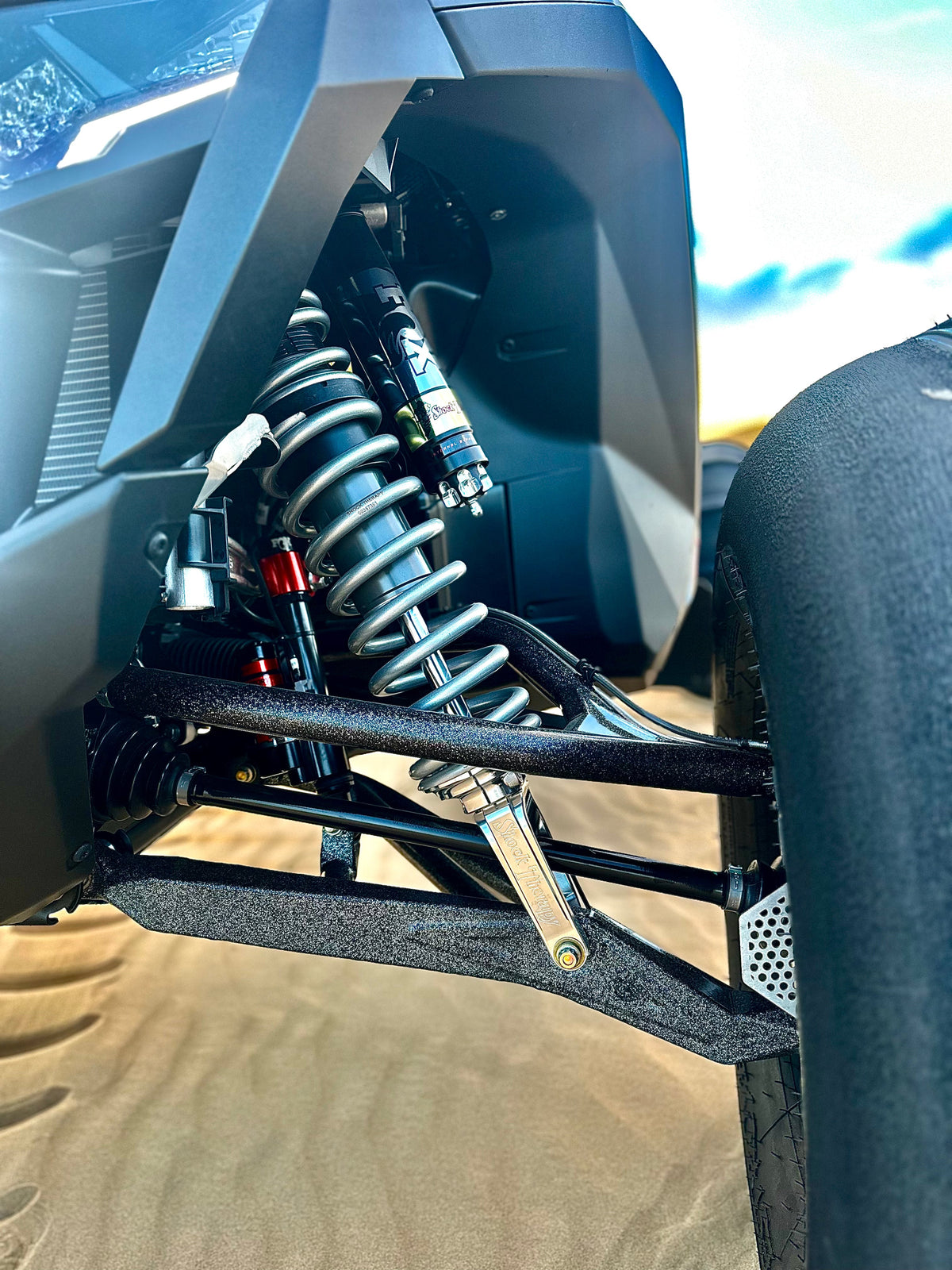 POLARIS PRO R/TURBO R FRONT SUSPENSION KIT-suspension-Geiser Performance-Raw-Black Market UTV